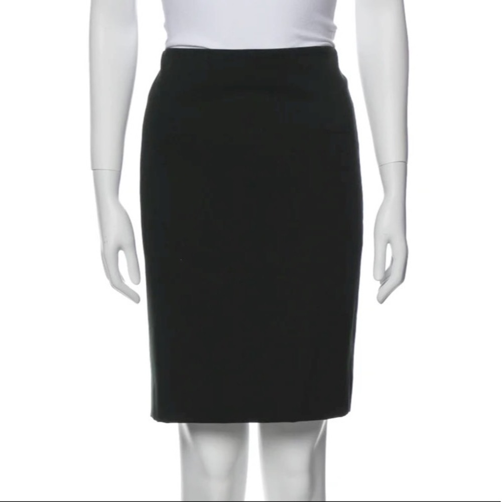 Akris Punto New knit pencil Skirt green high waisted stretch
